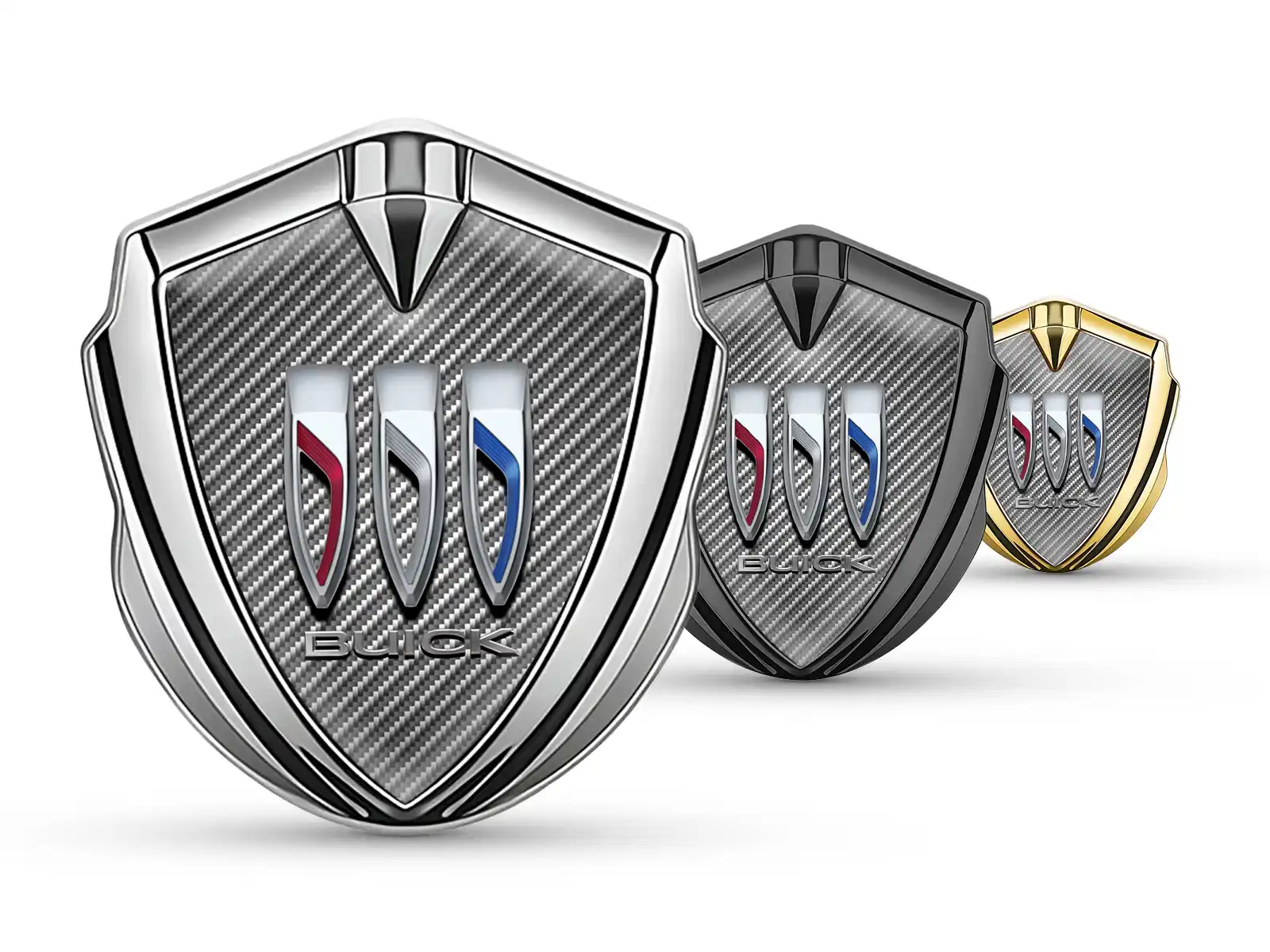 Buick 3d Emblema Badge Disegno Minimal Uni-Size 3D